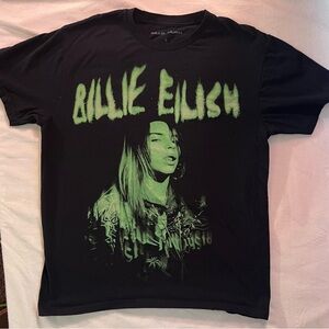 Black Billie Eilish Graphic Tee